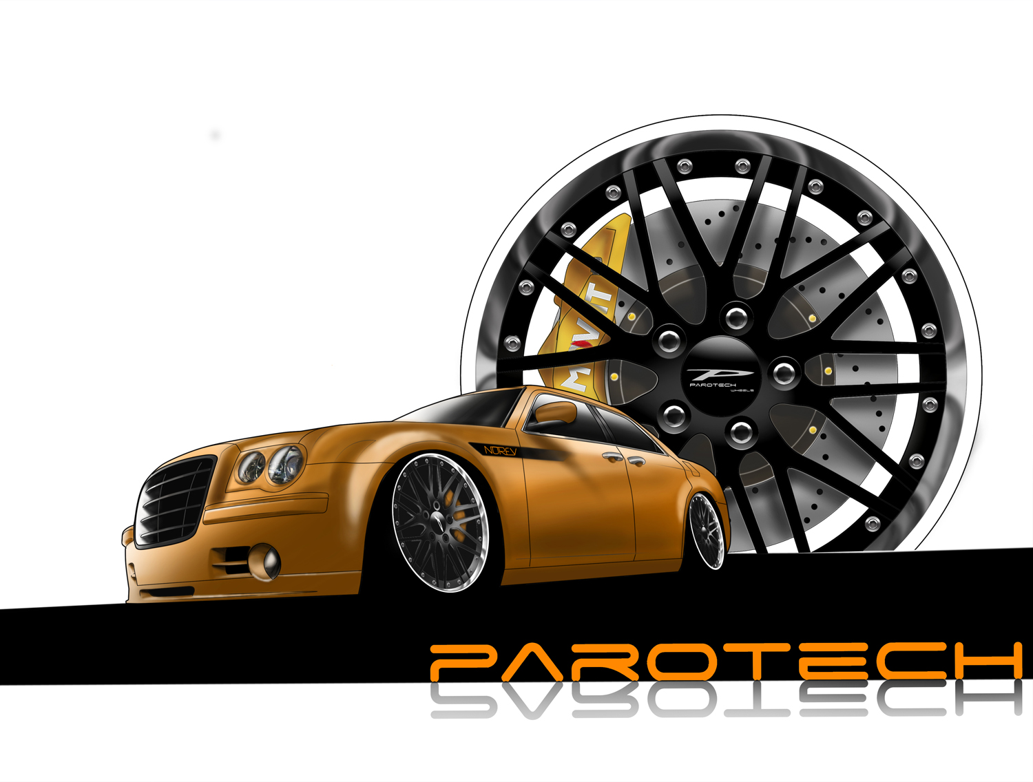 Logo 300C Norev de Parotech Wheels