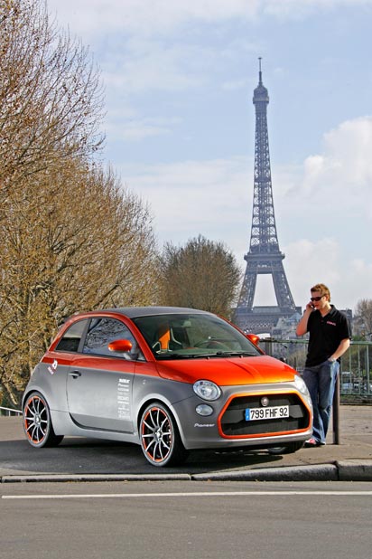 la Fiat 500 Edition ADDX de Parotech à Paris